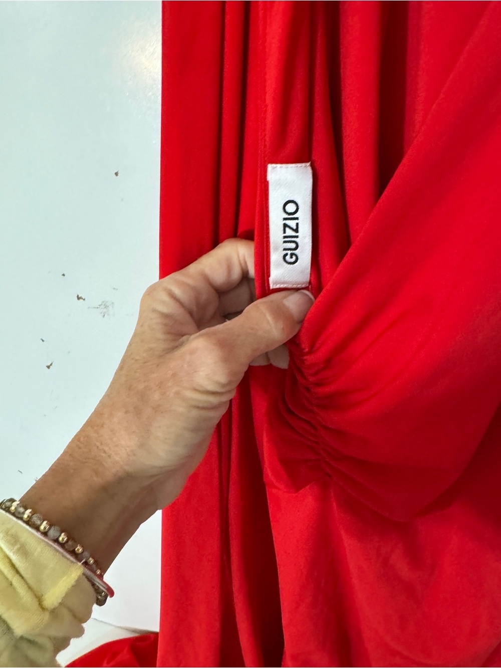 REVOLVE X GUIZIO LIKE NEW!! Red Halter Maxi Dress with Keyhole Neckline - Picture 6 of 6